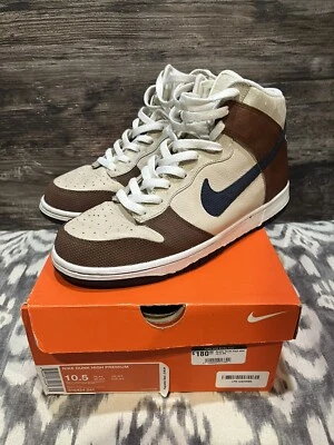 Size 11 - Nike Dunk High Premium Brown - 316424-241 - Image 1 of 4