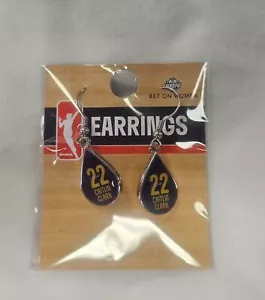Caitlin Clark Indiana Fever Dangle #22 Earrings - Picture 1 of 1