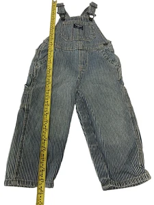 Vintage OshKosh B'gosh 24M Railroad Overalls with Vest Back - Picture 1 of 6