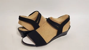 Lifestride Women's Yolo Wedge Heel Sandal Shoes, Black, 6.5 M US NEW - Picture 1 of 5