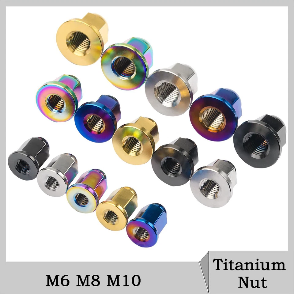 Titan Hutmutter M6 M8 M10 Hutmuttern Hohe Form Muttern Für Fahrrad Motorradteile - Bild 1 von 4