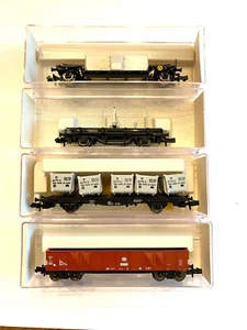 Spur N / Fleischmann 4er Set 8218 + 8220 + 8231 + 8282 in OVP - Bild 1 von 3