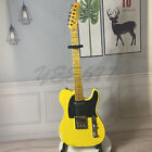 Yellow TL Vintage Relic Electric Guitar Maple Neck Alder Solid Body SS Pickups