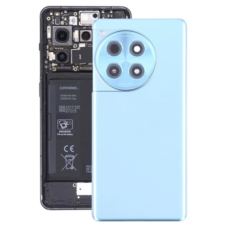 For oneplus at That 3 PJE110 Original Glass Battery Back Cover Camera Lens Blue - Image 1 of 1