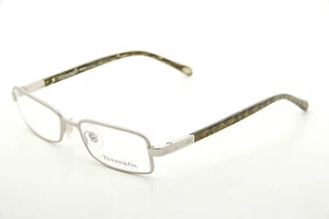 Authentic Tiffany & Co. TF 1007 6005 50mm Silver Sand Frames Glasses Italy - Picture 1 of 12