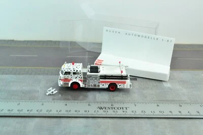 Busch 46028 MIAMI Firehouse Subs LaFrance Pumper Fire Dept Engine  HO 1:87 Scale - Image 1 of 2