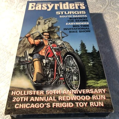 EASYRIDERS Video Magazine #34 VHS Sturgis Hollister Redwood Run Harley Chicago - Image 1 of 4
