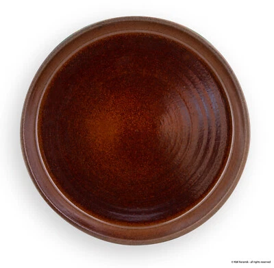 Unterschale Ø23cm braun-glänzend Keramik für Pflanzkübel Pflanzschale Blumentopf - Bild 1 von 4