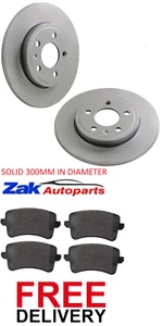 FOR AUDI A4 SALOON B8 1.8T 2.0T FSi TDi (08-15) REAR TWO BRAKE DISCS & PADS NEW - Picture 1 of 1