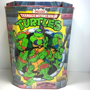 VTG Teenage Mutant Ninja Turtles Figures DELUXE Collector's Case TMNT 1990 - Picture 1 of 10