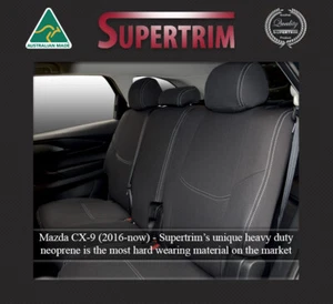 Waterproof premium neoprene rear seat cover Mazda CX-9 (2007-now) - Picture 1 of 10