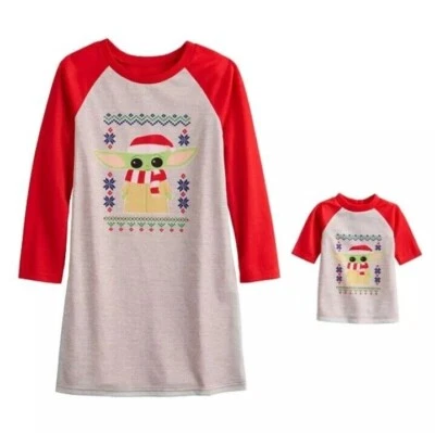 Girl Size 6 Jammies for Families Star Wars Nightgown with Matching Doll Gown - Image 1 of 4