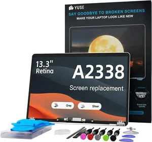 For MacBook Pro A2338 replacement screen 2020 M1/ 2022 M2 LCD Retina A2338 - Picture 1 of 10