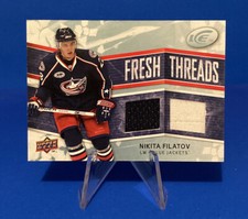 2008-09 Upper Deck Ice Nikita Filatov Fresh Treads Rookie Blue Jackets RC BV $8