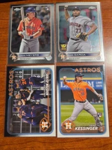 Topps Houston Astros 4 Card Lot - Grae Kessinger, Luis Garcia & Jake Meyers - Picture 1 of 2
