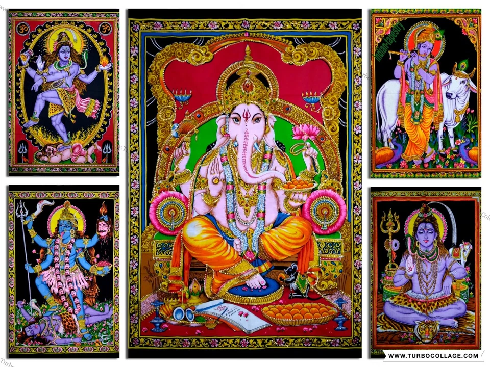 Nuevo Tapiz Lentejuelas Colgante de Pared Diosa Decoración del Hogar Póster de Pared Algodón Foto 1 de 1