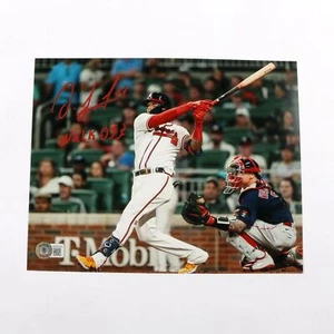 Orlando Arcia Signed Photo 8x10 Atlanta Braves BAS Witness Walk Off - Picture 1 of 1