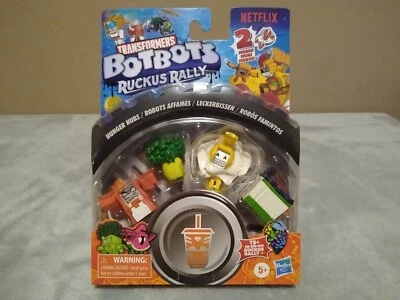 Transformers: BotBots Ruckus Rally Mini Figure 5-Pack - Hunger Hubs ~NEW - Image 1 of 4