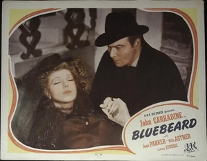 Carta Lobby Barbablù 1944 Nils Asther & Jean Parker, ultra rara! - Foto 1 di 1