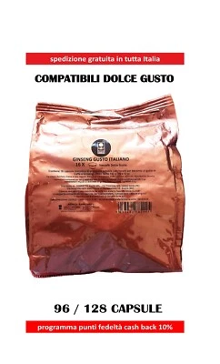 capsule compatibili Nescafè Dolce Gusto Caffè Ginseng Gusto Italiano