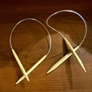 TAKUMI Addi  Lace circular knitting needle US 11 (8.0mm) plus Clover 10 6.0 mm - Picture 1 of 2