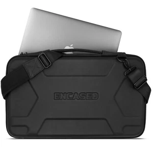 Hard Macbook 13”/14” Laptop Case Protective Cover with Strap & Luggage Sleeve - Picture 1 of 8