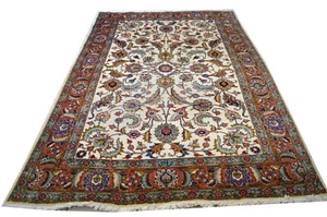 signiert! Täbriz 305x200 Tebris Tabriz Carpet Rug handgeknüpft Orientteppich - Bild 1 von 9