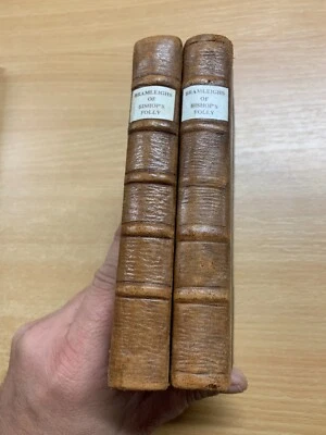 1868 CHARLES LEVER "THE BRAMLEIGHS OF BISHOPS FOLLY" FICTION ANTIQUE BOOKS (P4) — 第 1/4 张图片