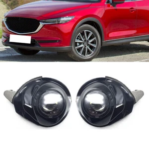 Pair Front LED Fog Lights Daytime Running Lights For Mazda CX-5 2017-2019 - Picture 1 of 6