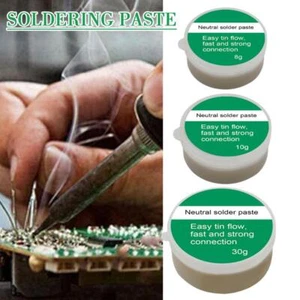 Flux Soldering Paste in the 8/10/30g tin for electronics SMD plumbing DIY etc. - Foto 1 di 15