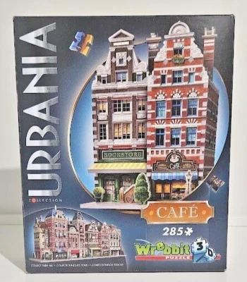 WREBBIT 3D Urbania Collection Café 3D Jigsaw Puzzle (285 Pieces) (W3D-0503) - Image 1 of 3