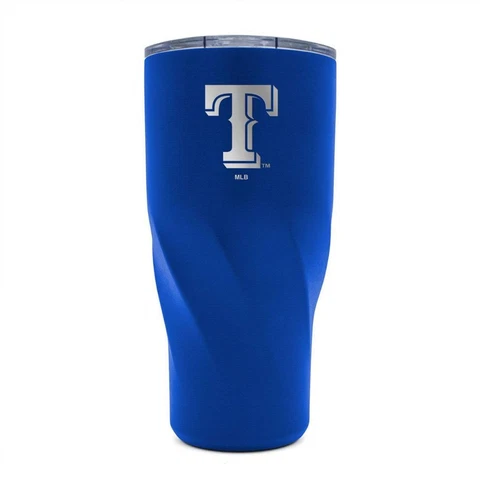 Texas Rangers 30oz Morgan Stainless Steel Tumbler [NEW] MLB Cup Travel Mug Cover