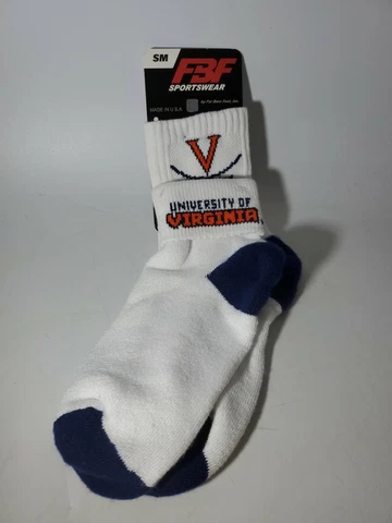 Virginia Cavaliers Men's Socks Size Small 1-5 NEW Cover