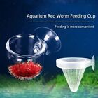 Plastic Aquarium Red Worm Feeding Tapered Hopper Basket Fish Tank Cone