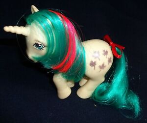 Rose: My Little Pony Vintage Unicorn Gusty VERY GOOD glittery symbols G1
