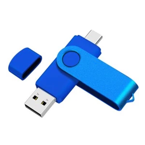 Clé USB C 64 Go 1 pièce OTG USB C Pen Drive USB 2.0 et USB C Flash Drive Clé ... - Photo 1/7
