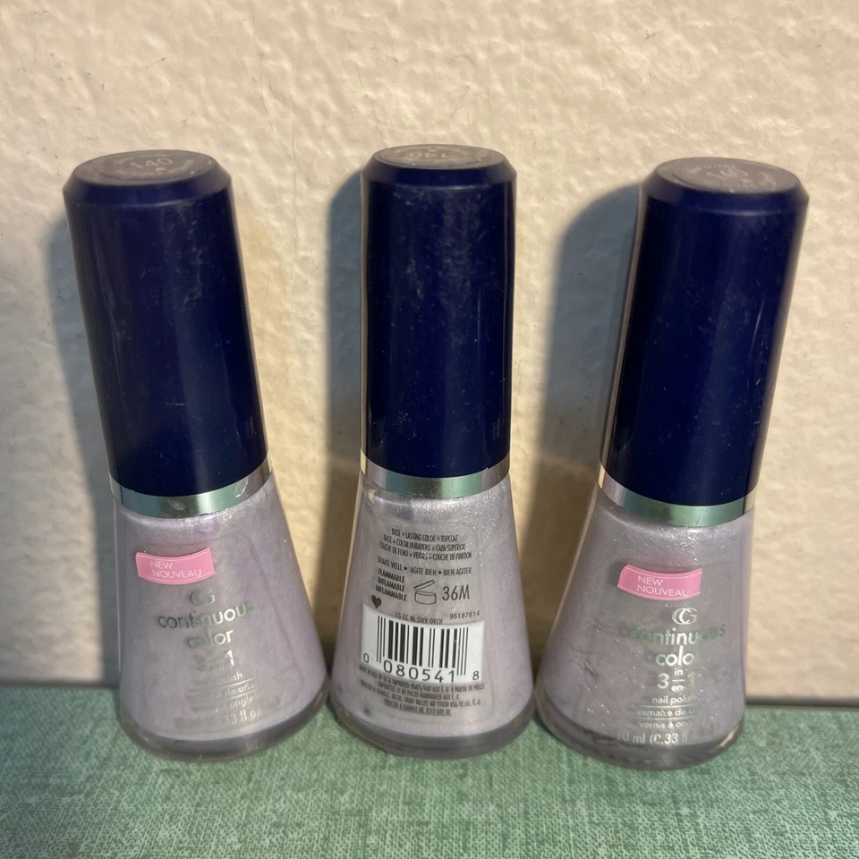 3 x Covergirl непрерывный цвет 3 в 1 лак для ногтей #140 - Изображение 1 из 1