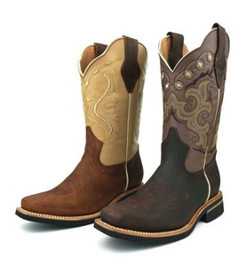 Western Leather Upper Boots for Women 