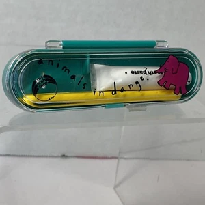 90s The Body Shop Animals in Danger vintage toothbrush and toothpaste holder - Picture 1 of 6