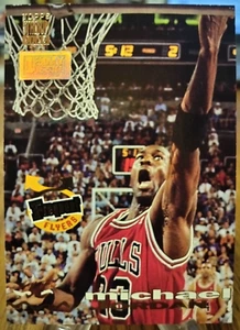 93-94 Stadium Club Basketball Micheal Jordan 1st Day Issue Frequent Flyer Card - Picture 1 of 2
