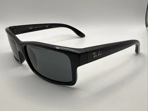 Ray-Ban RB4151 601 Sunglasses Rectangular Green Lens 59-17-140 - Picture 1 of 24