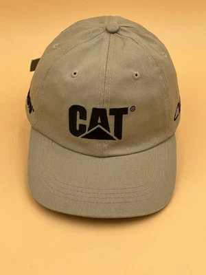 CAT Caterpillar Challenger Lexion Altorfer Baseball Adjustable Cap Hat Khaki Tan - Image 1 of 4