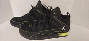 Air Jordan Hallowed Ground - Black - White - Neon Yellow Size 12 Mint Condition  - Picture 1 of 8