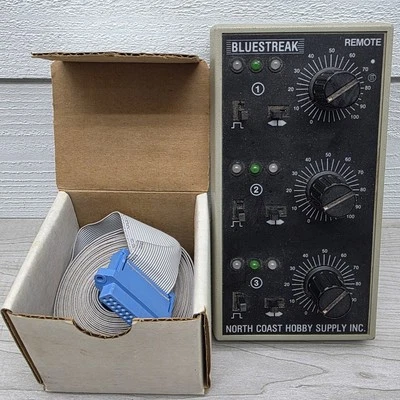 Northcoast Hobby Blue Streak Remote Controller EX And Ribbon Cable Untested  - Image 1 of 4