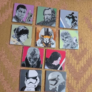 Disney Star Wars, The Last Jedi Characters Mystery box set of 10 complete - Picture 1 of 5