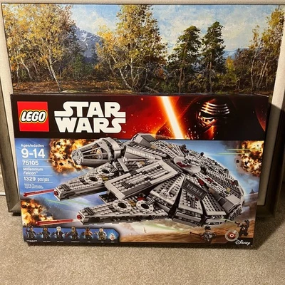LEGO STAR WARS 75105: HALCÓN MILENARIO USADO COMPLETO CON CAJA Y MINIFIGURAS Foto 1 de 4