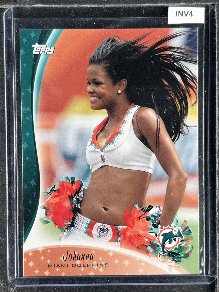 Johanna - Miami Dolphins - 2009 Topps - Cheerleader Insert - Image 1 of 1
