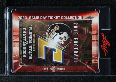 2023 Leaf Game Day Ticket Collection Dalvin Cook #TC-18 - Image 1 of 2