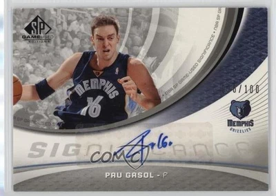 2005-06 SP Game Used Edition SIGnificance /100 Pau Gasol #SIG-PG Auto HOF - Image 1 of 2