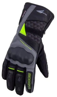 MODEKA Handschuhe PANAMERICANA schwarz gelb Sympatex CE SAS-TEC Knöchelprotektor - Bild 1 von 2